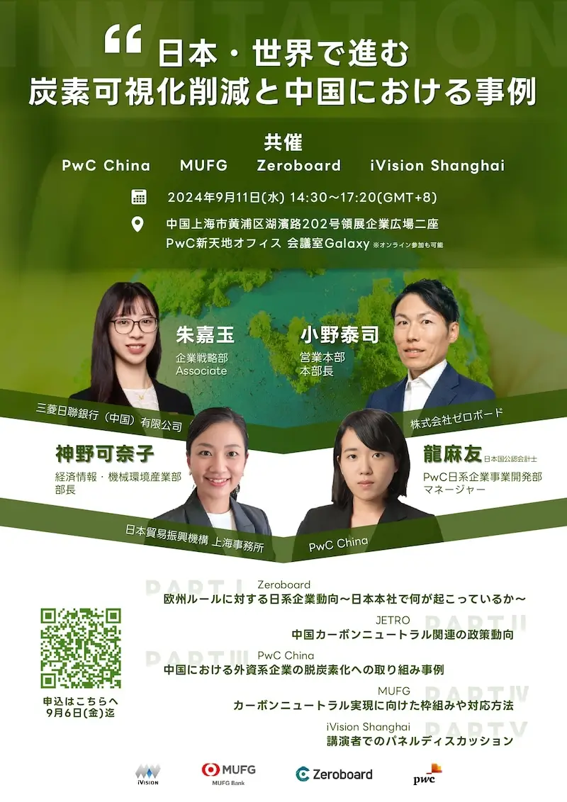Carbon visualization and reduction in Japan and around the world: a case study in China