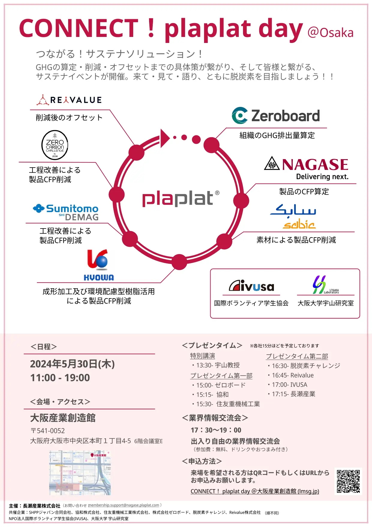 Nagase & Co., Ltd. sponsors "CONNECT! plaplat day"