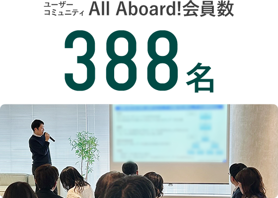 All Aboard!の会員数